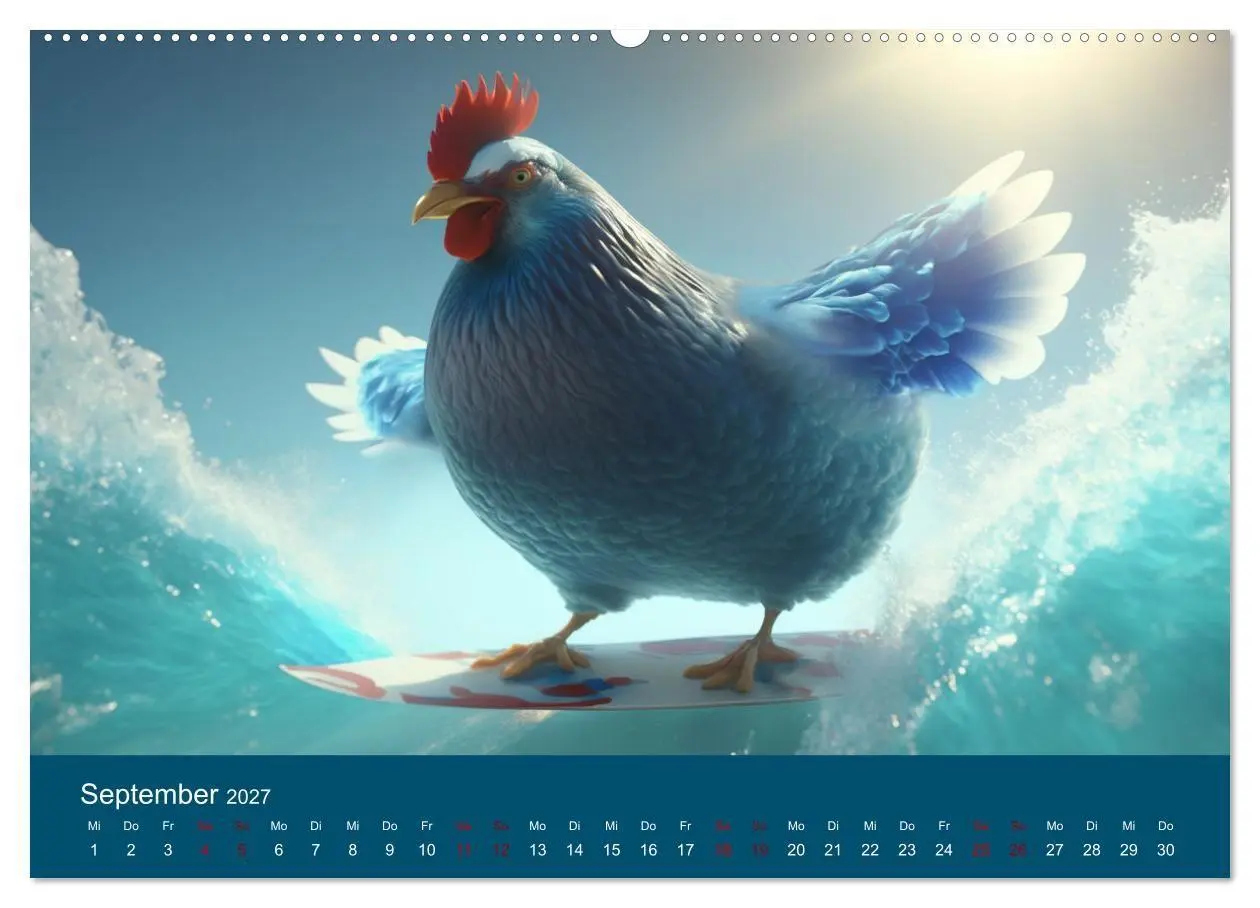Bild: 9783569325197 | Hühner im Rampenlicht Ein Kalender voller tierischer Fotostars...