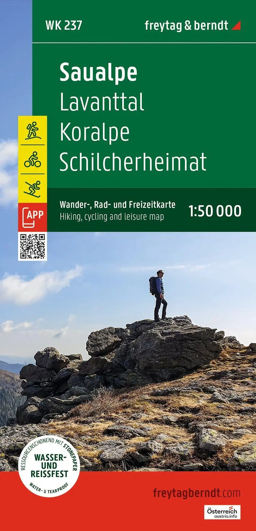 Cover: 9783707925197 | freytag &amp; berndt Wanderkarte Saualpe, Region Lavanttal - Koralpe -...