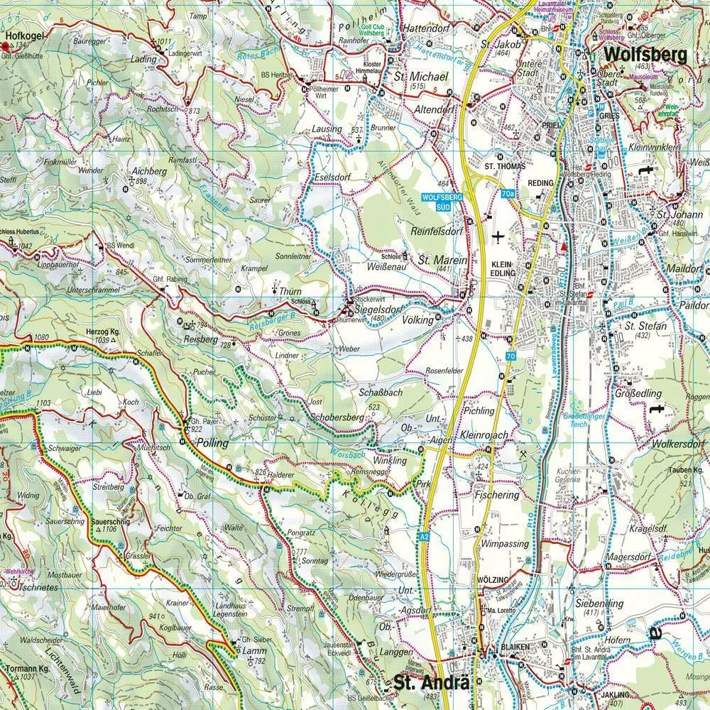 Bild: 9783707925197 | freytag &amp; berndt Wanderkarte Saualpe, Region Lavanttal - Koralpe -...