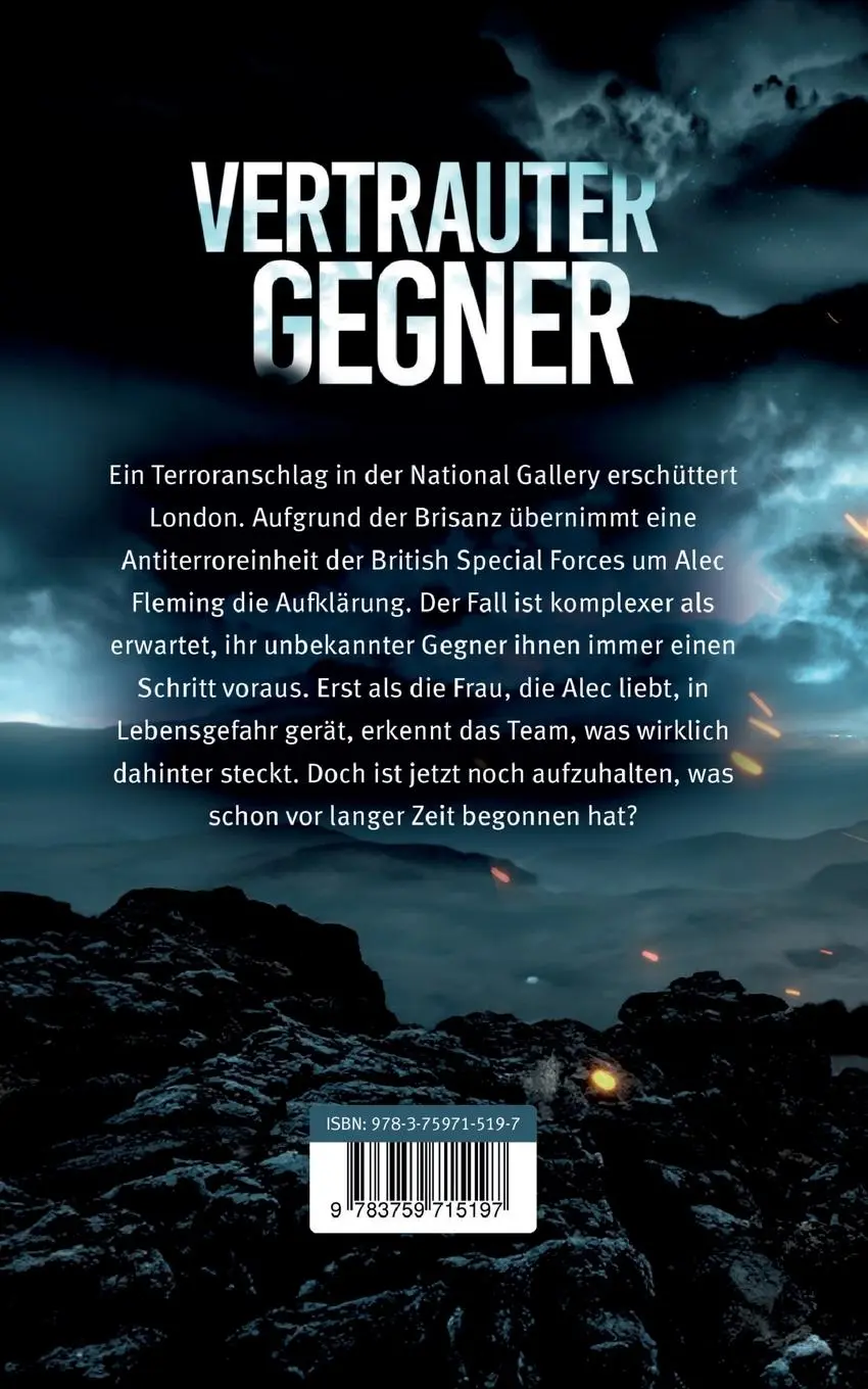 Rückseite: 9783759715197 | Vertrauter Gegner | Nora Phillips | Taschenbuch | Paperback | 392 S.