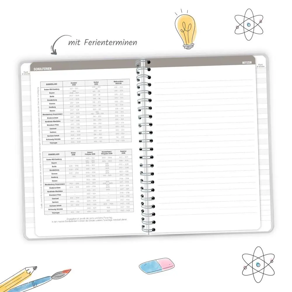 Bild: 9783988025197 | Trötsch Gymnasialplaner Dark 25/26 | Trötsch Verlag | Kalender