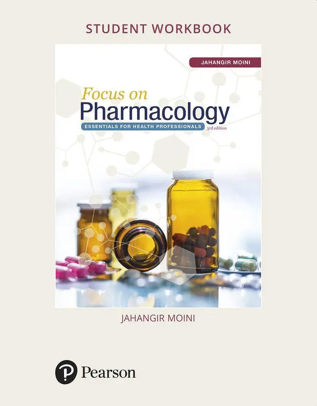 Cover: 9780134525297 | Student Workbook for Focus on Pharmacology: Essentials for Health...