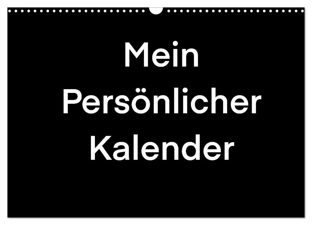 Cover: 9783457375297 | Mein Persönlicher Kalender (Wandkalender 2026 DIN A3 quer),...
