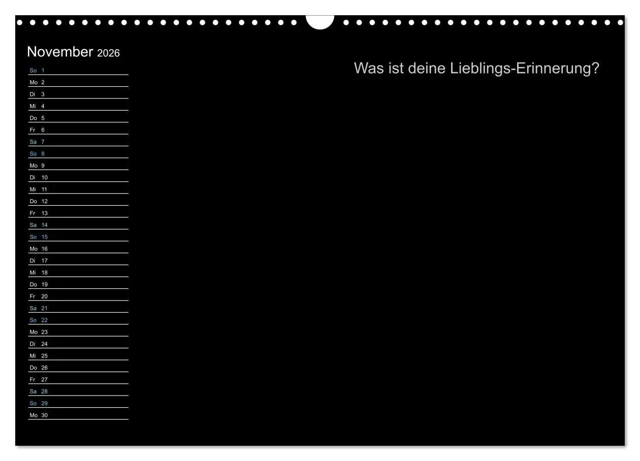 Bild: 9783457375297 | Mein Persönlicher Kalender (Wandkalender 2026 DIN A3 quer),...