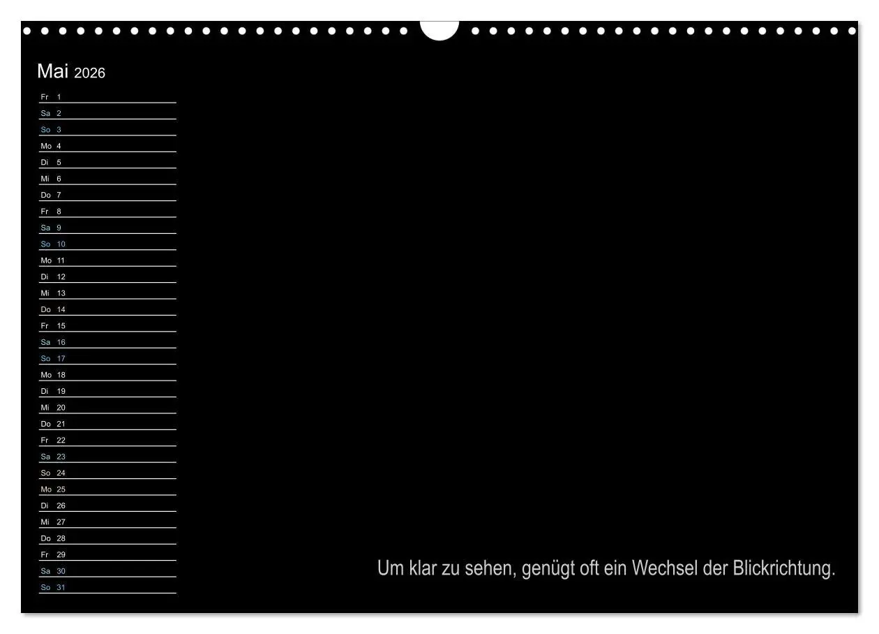Bild: 9783457375297 | Mein Persönlicher Kalender (Wandkalender 2026 DIN A3 quer),...