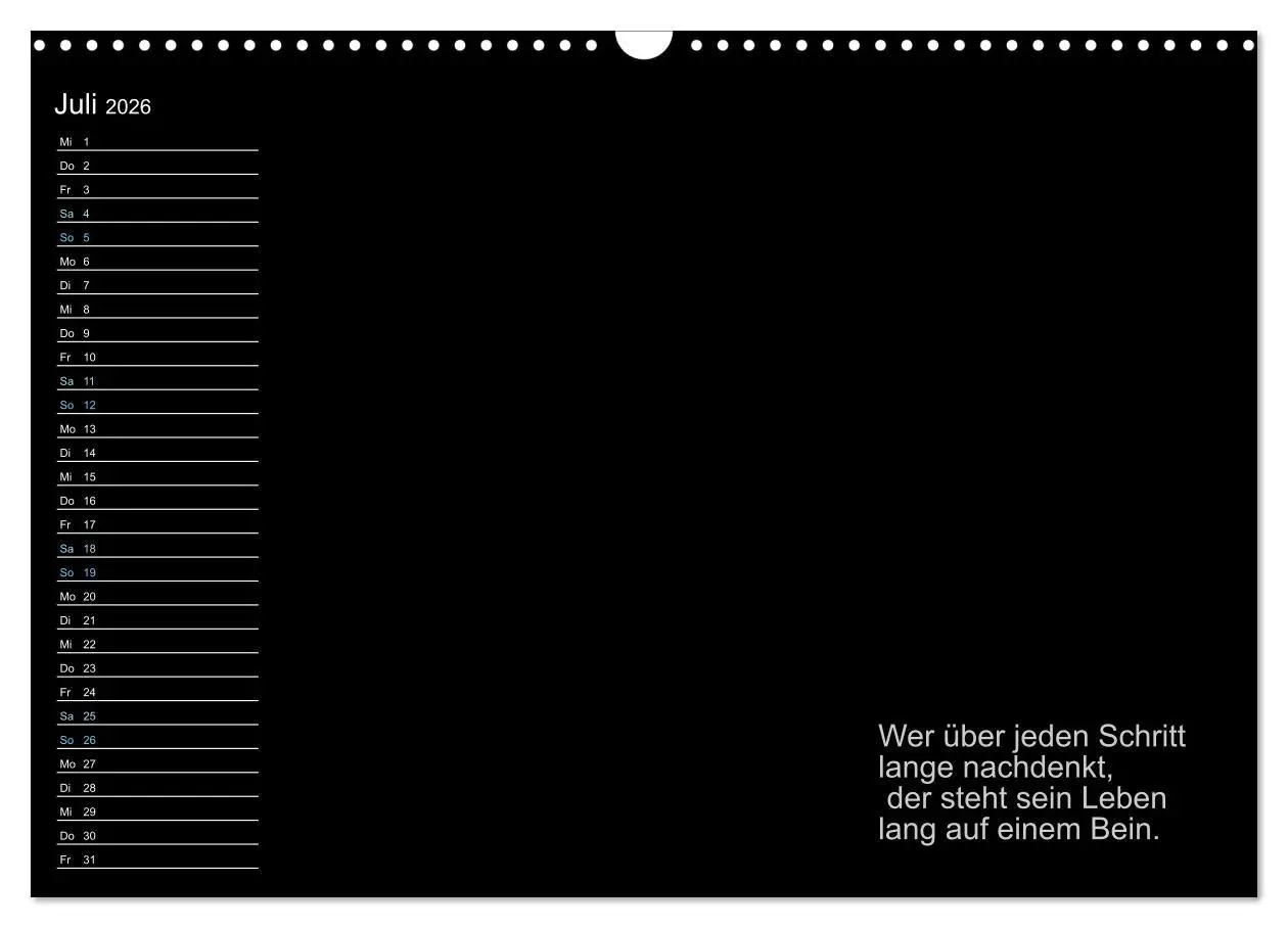 Bild: 9783457375297 | Mein Persönlicher Kalender (Wandkalender 2026 DIN A3 quer),...