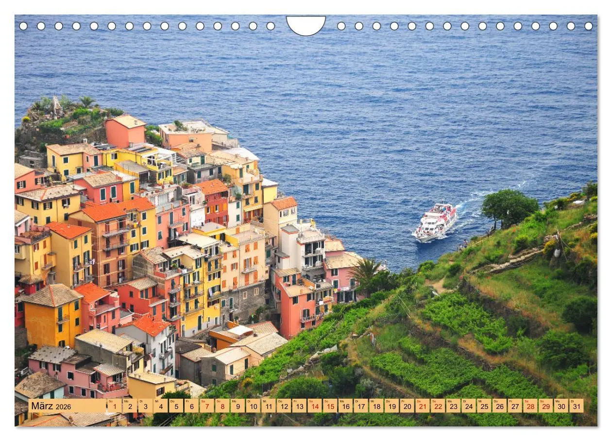 Bild: 9783457825297 | Cinque Terre - die bunten Dörfer Liguriens (Wandkalender 2026 DIN...