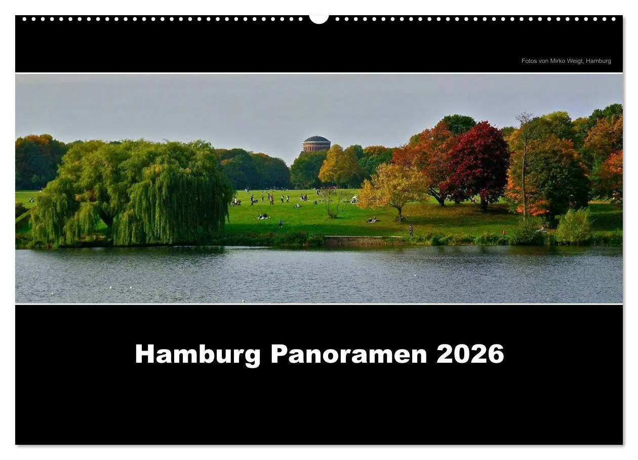 Cover: 9783516155297 | Hamburg Panoramen 2026 (Wandkalender 2026 DIN A2 quer), CALVENDO...