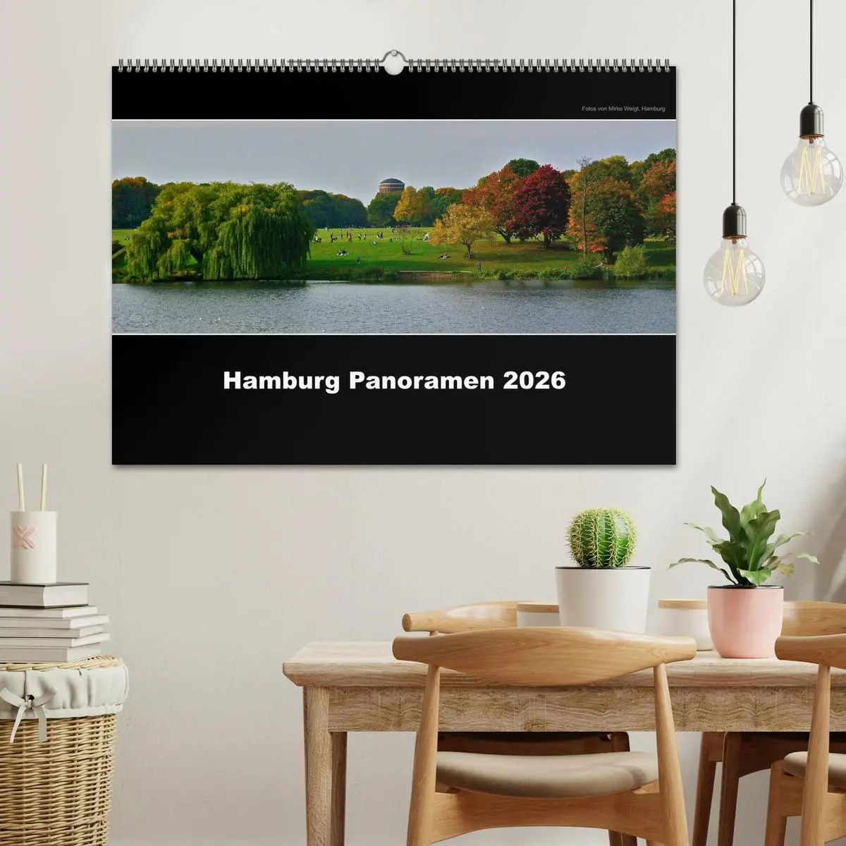 Bild: 9783516155297 | Hamburg Panoramen 2026 (Wandkalender 2026 DIN A2 quer), CALVENDO...