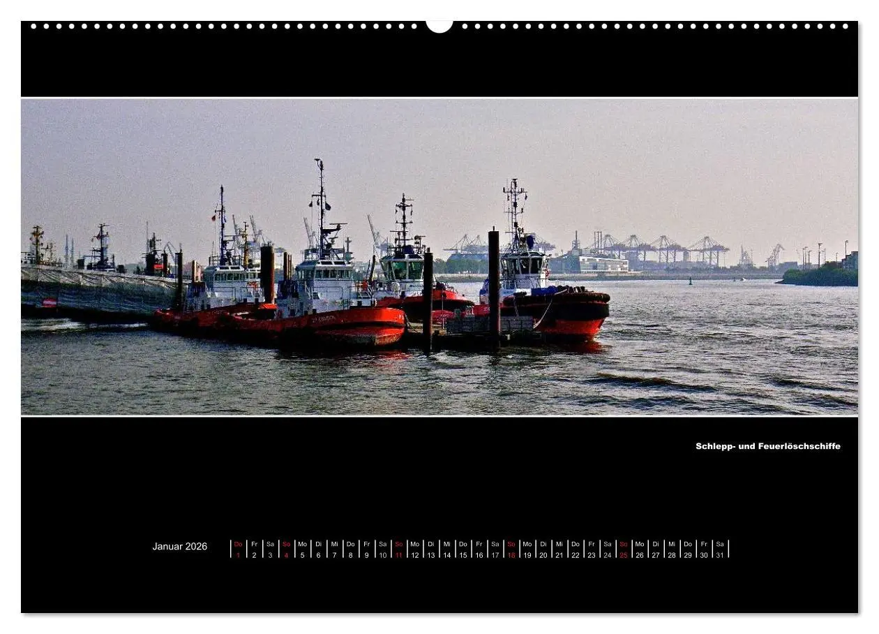 Bild: 9783516155297 | Hamburg Panoramen 2026 (Wandkalender 2026 DIN A2 quer), CALVENDO...