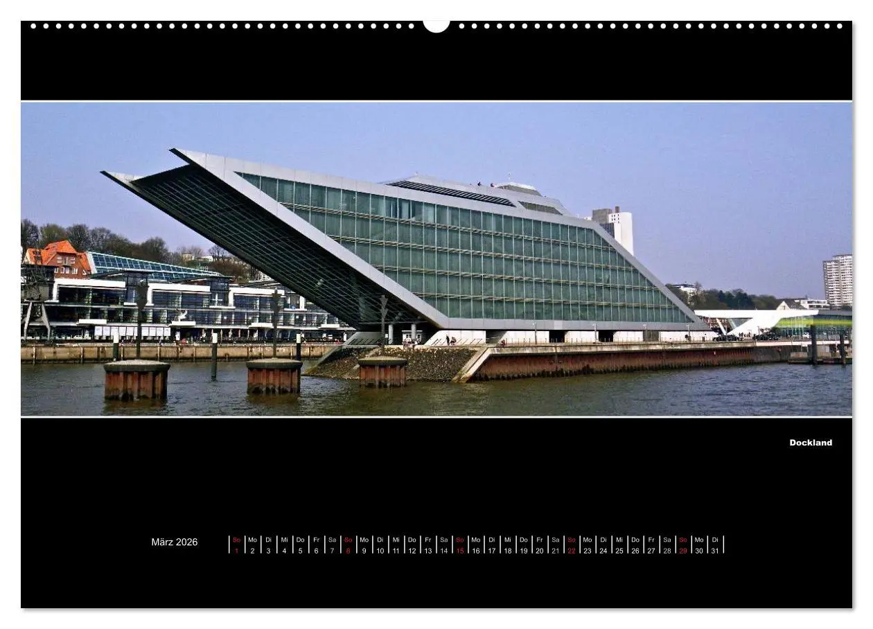 Bild: 9783516155297 | Hamburg Panoramen 2026 (Wandkalender 2026 DIN A2 quer), CALVENDO...