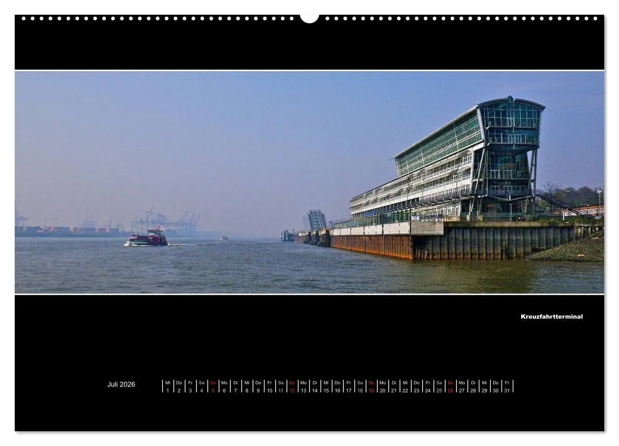 Bild: 9783516155297 | Hamburg Panoramen 2026 (Wandkalender 2026 DIN A2 quer), CALVENDO...