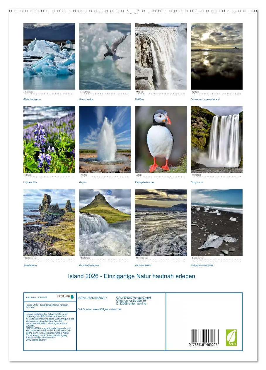 Bild: 9783516465297 | Island 2026 - Einzigartige Natur hautnah erleben (hochwertiger...