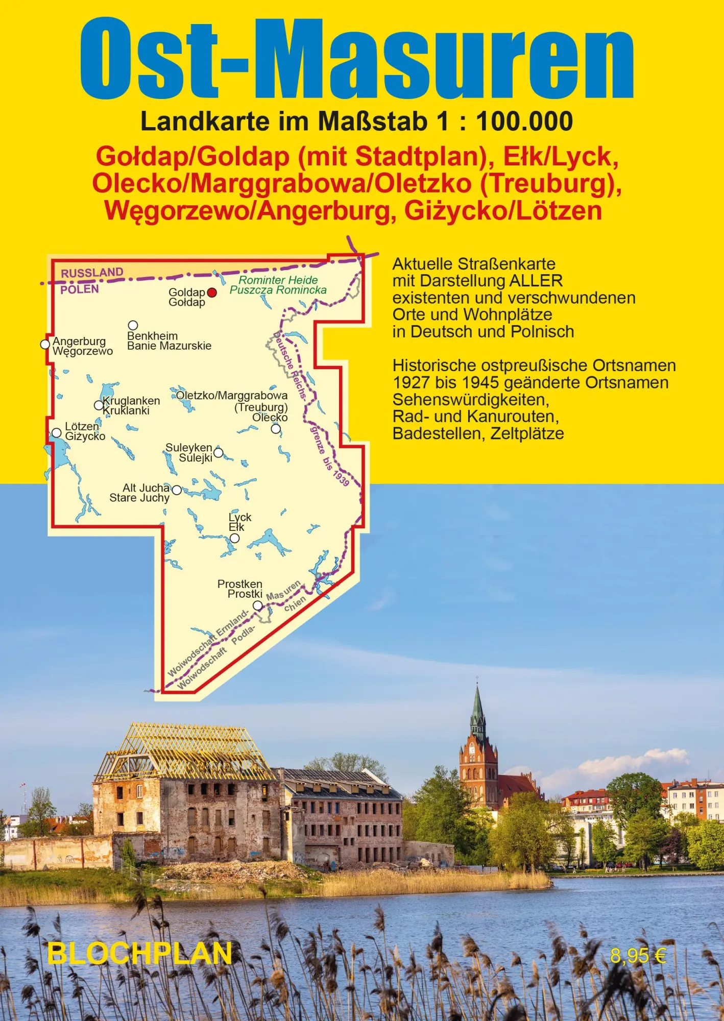 Cover: 9783982525297 | Landkarte Ost-Masuren | Dirk Bloch | (Land-)Karte | 2 S. | Deutsch