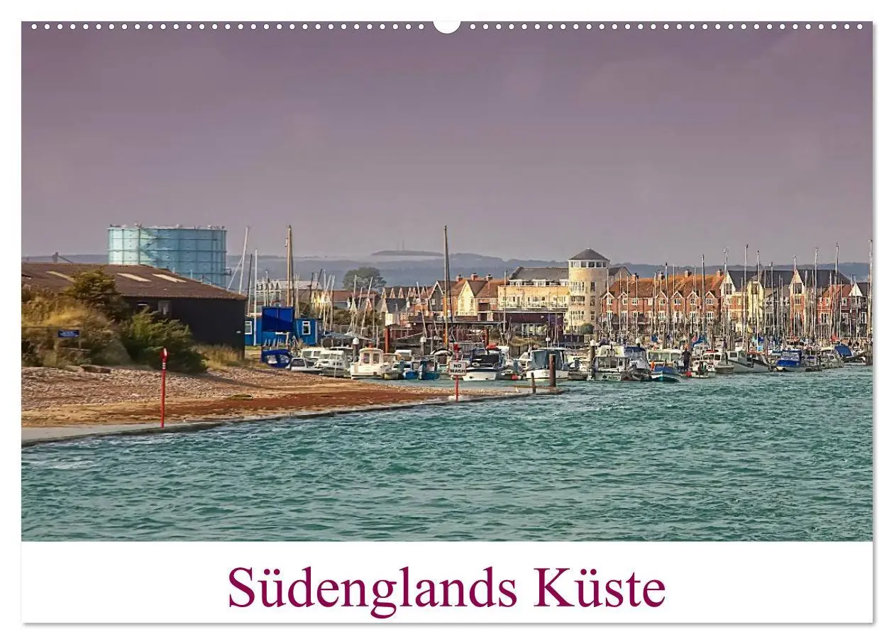 Cover: 9783516075397 | Südenglands Küste (Wandkalender 2026 DIN A2 quer), CALVENDO...