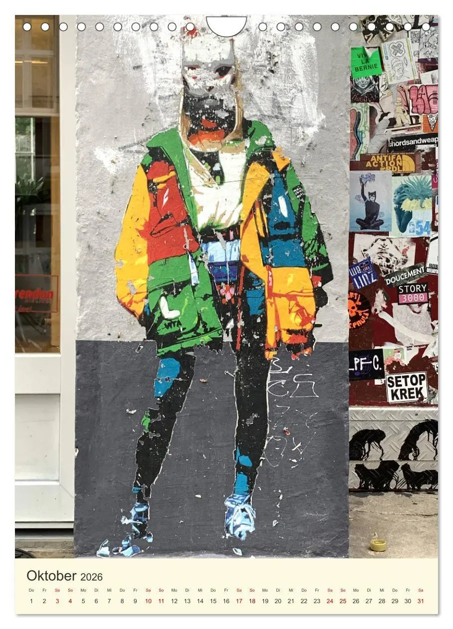 Bild: 9783516385397 | Hamburg StreetArt Classics (Wandkalender 2026 DIN A4 hoch),...