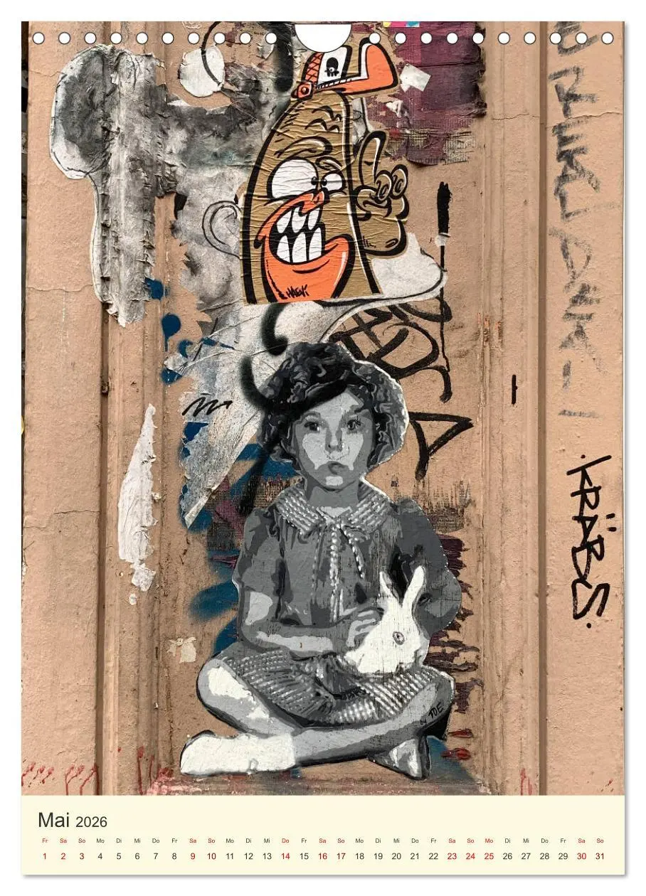 Bild: 9783516385397 | Hamburg StreetArt Classics (Wandkalender 2026 DIN A4 hoch),...