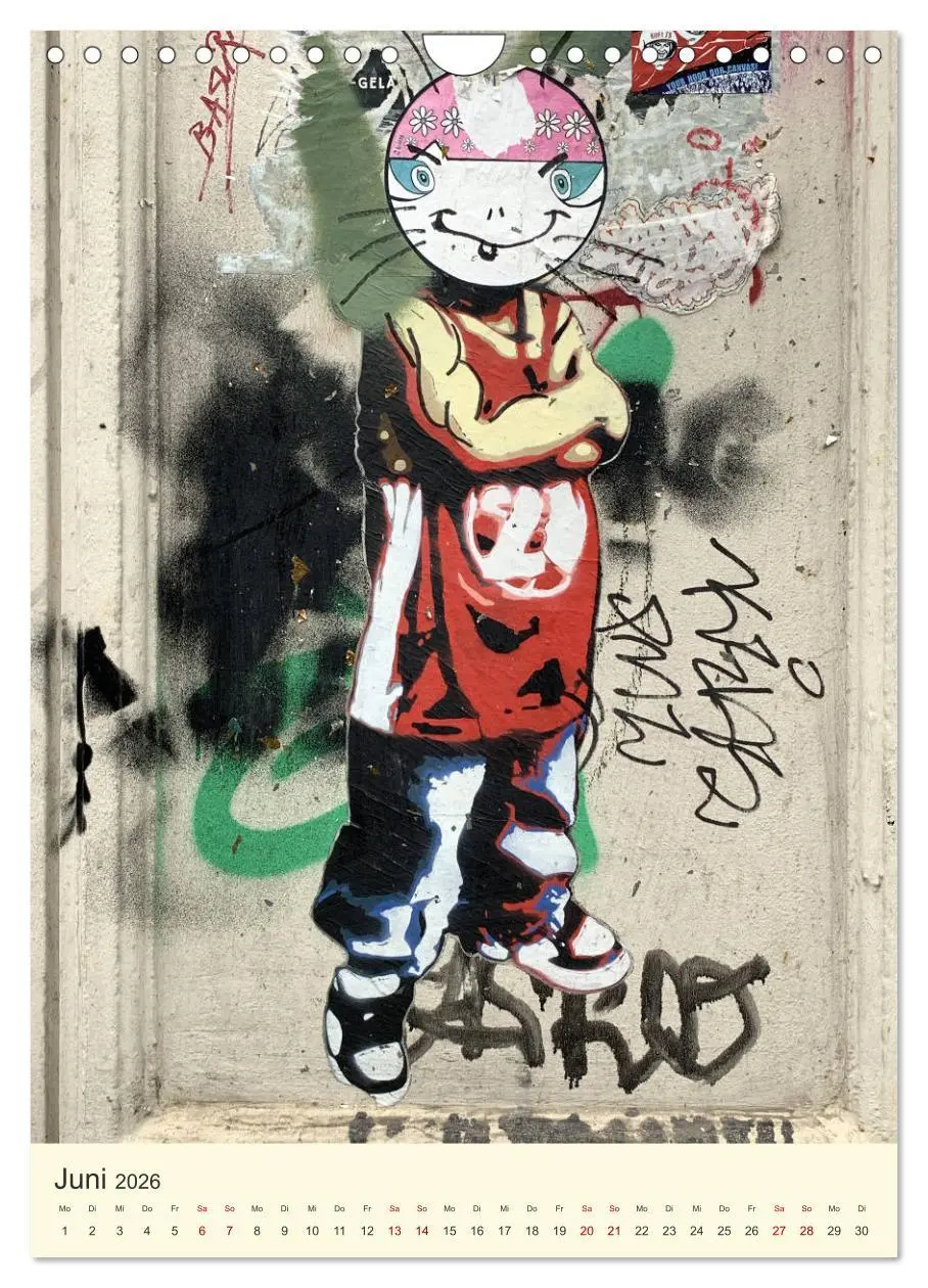Bild: 9783516385397 | Hamburg StreetArt Classics (Wandkalender 2026 DIN A4 hoch),...