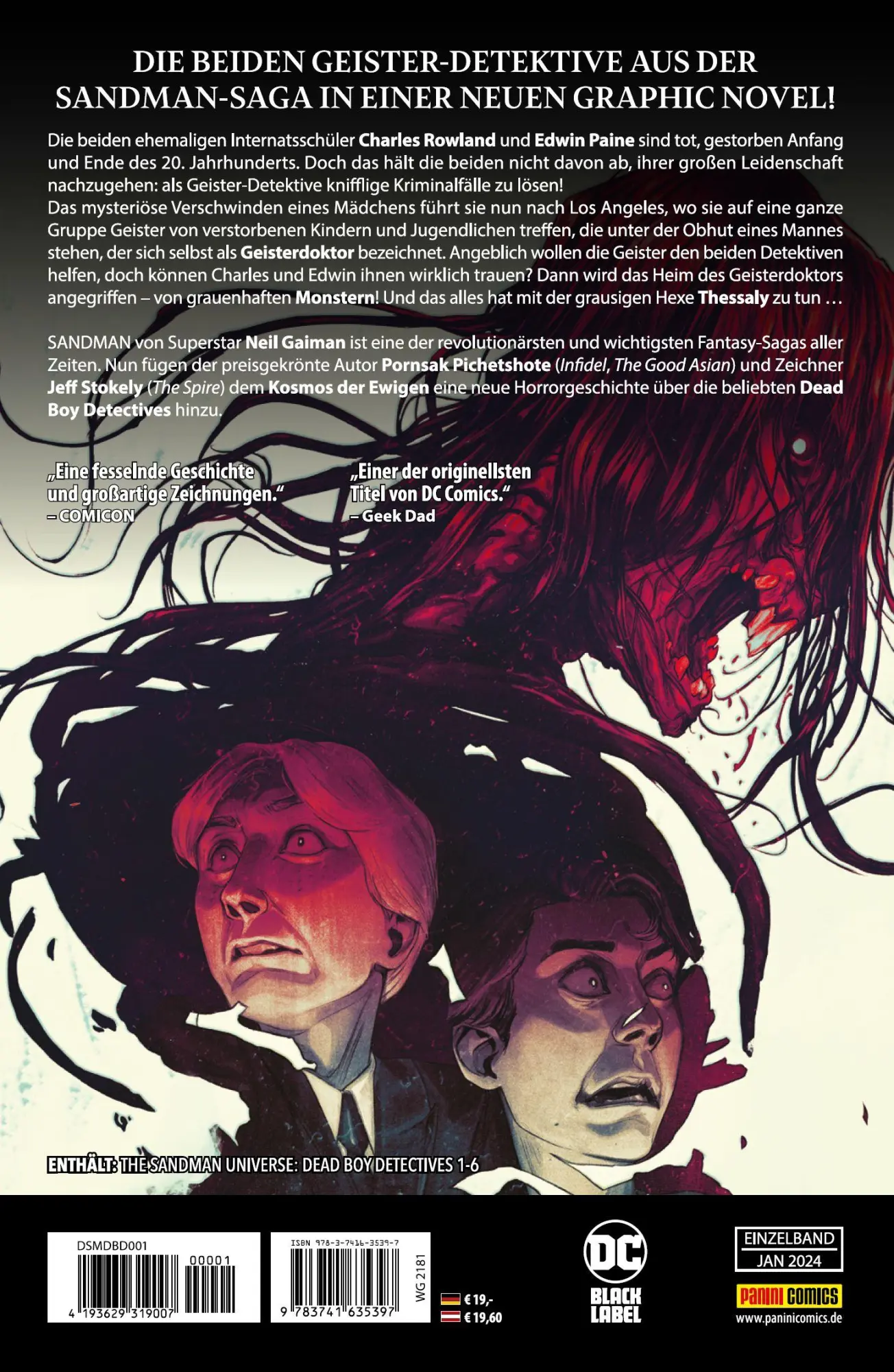 Rückseite: 9783741635397 | Sandman - Dead Boy Detectives: Fremde Geister unerwünscht! | Buch