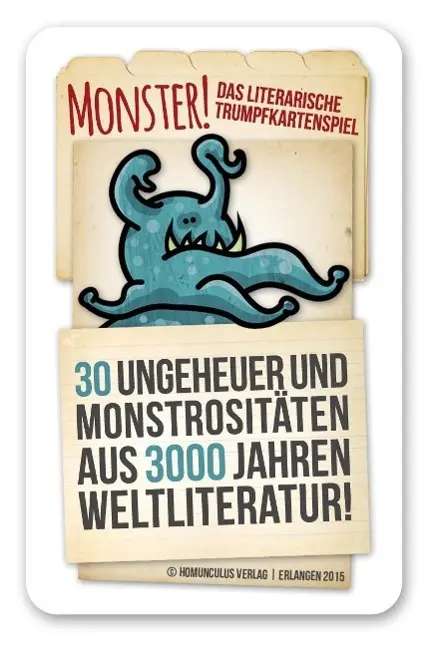 Cover: 4450165405497 | Monster! Das literarische Trumpfkartenspiel | Joseph Reinthaler | 2015