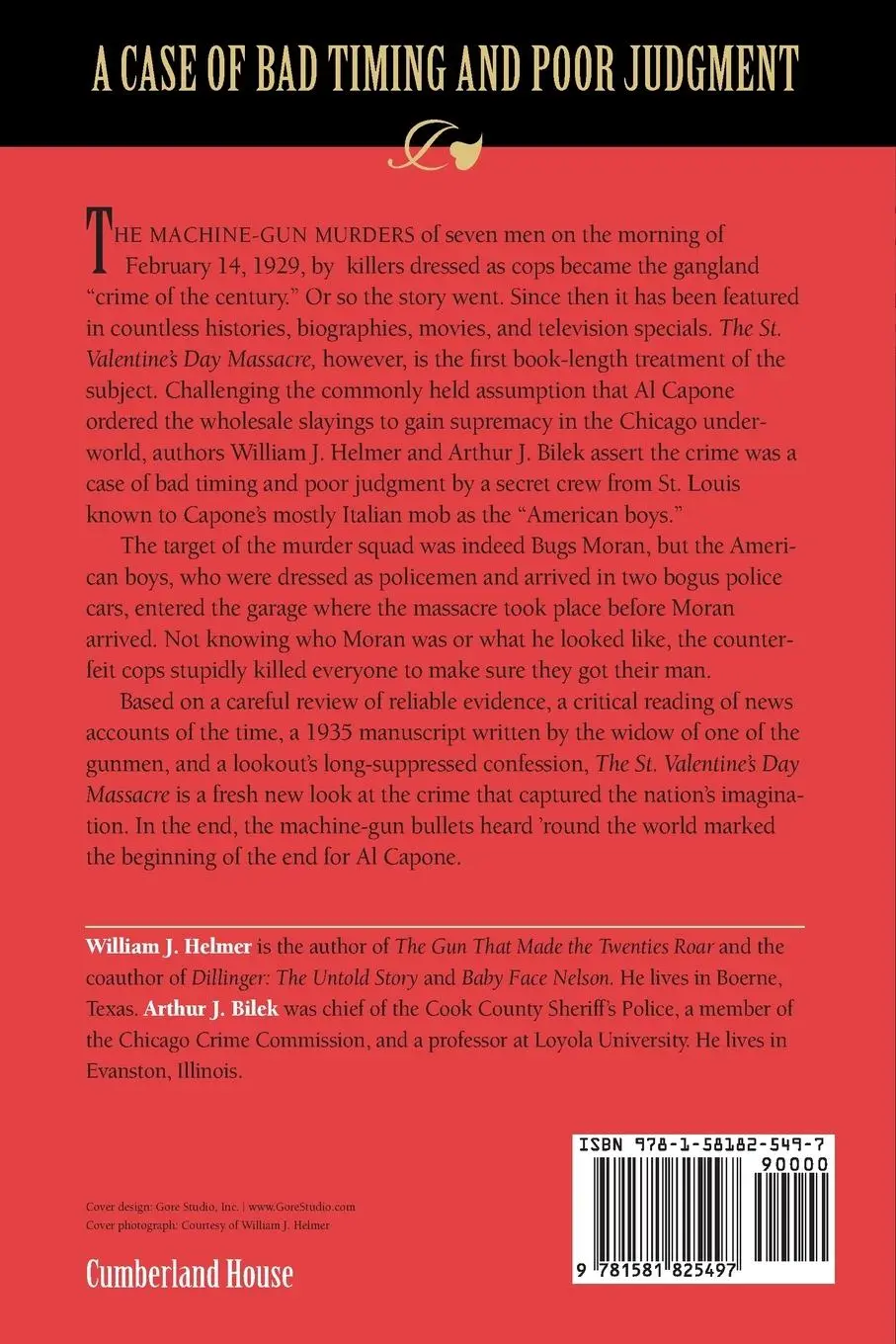 Rückseite: 9781581825497 | The St. Valentine's Day Massacre | William J. Helmer (u. a.) | Buch