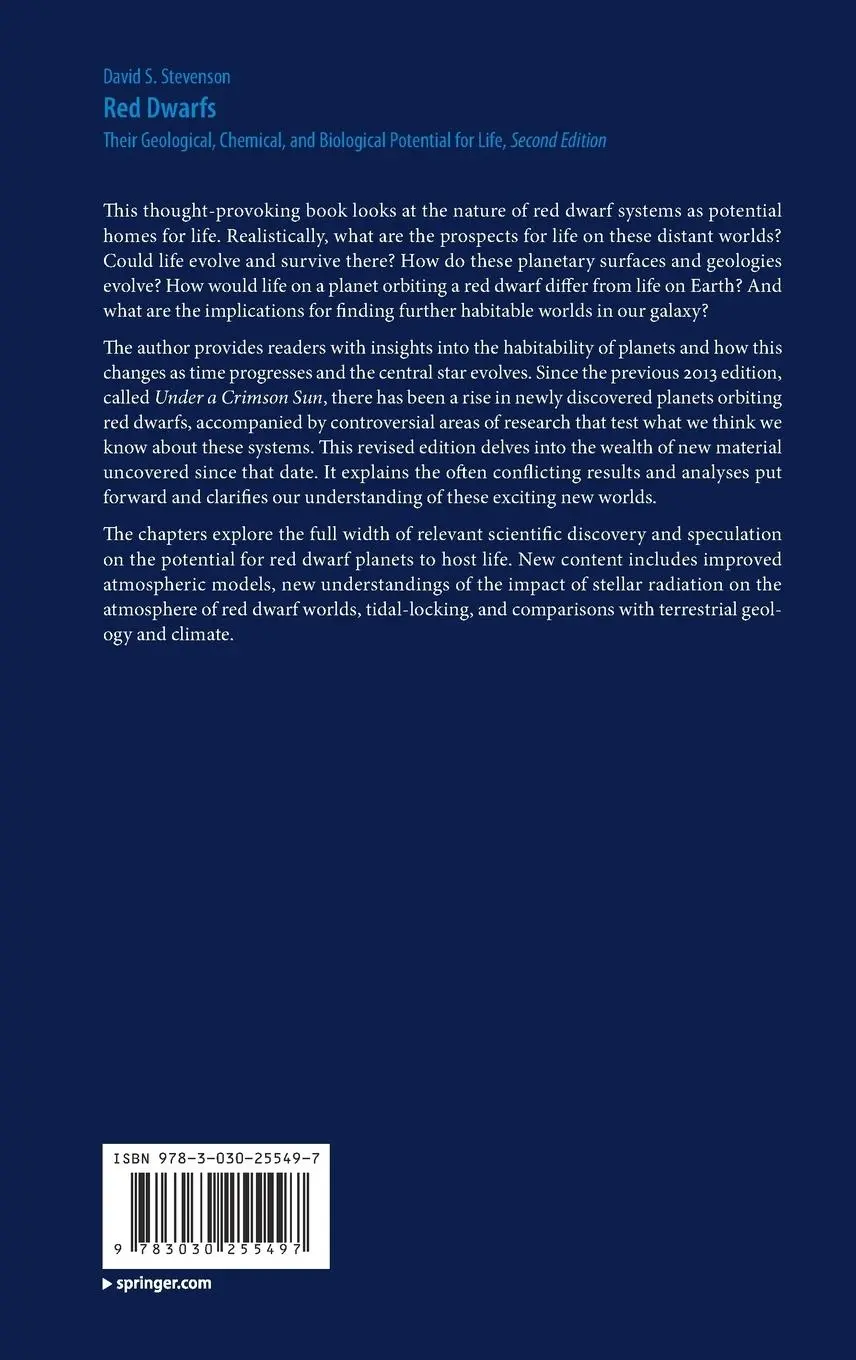Rückseite: 9783030255497 | Red Dwarfs | David S. Stevenson | Buch | xiii | Englisch | 2019