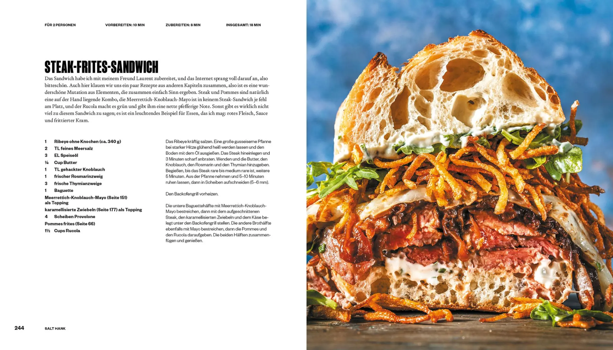 Bild: 9783960965497 | Jetzt gibt's Beef! | Burger, Ribs und Dips von Salt Hank | Buch | 2025