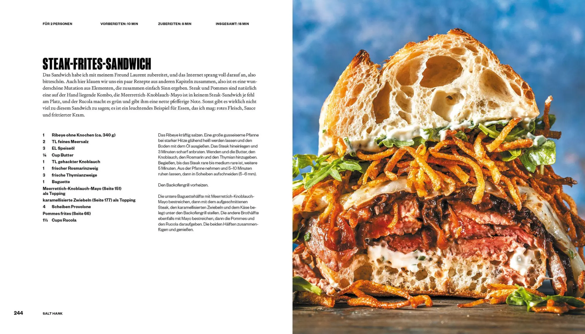 Bild: 9783960965497 | Jetzt gibt's Beef! | Burger, Ribs und Dips von Salt Hank | Buch | 2025