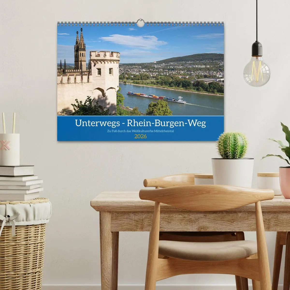 Bild: 9783457275597 | Unterwegs - Rhein-Burgen-Weg (Wandkalender 2026 DIN A3 quer),...