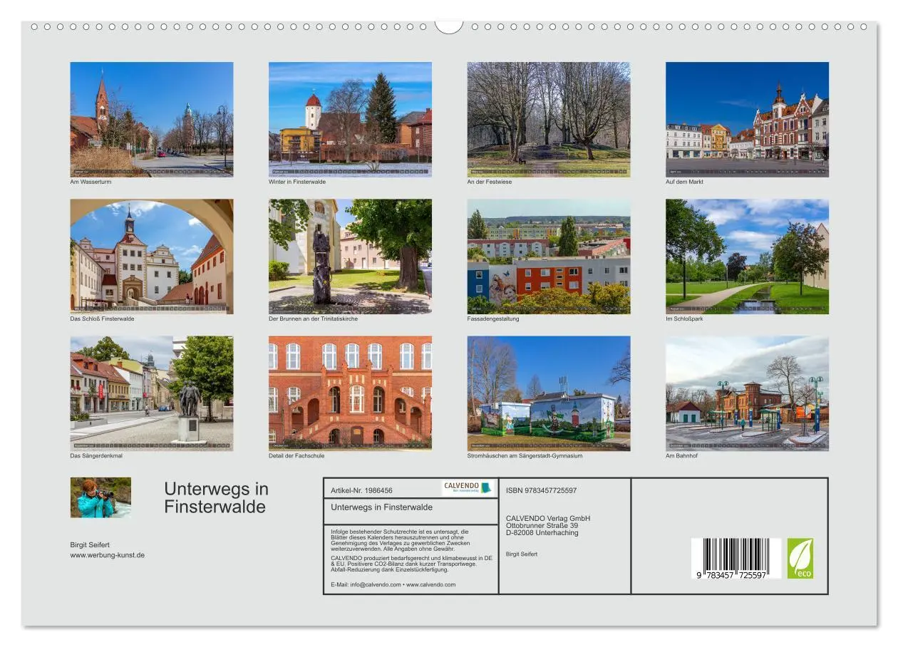 Bild: 9783457725597 | Unterwegs in Finsterwalde (hochwertiger Premium Wandkalender 2026...