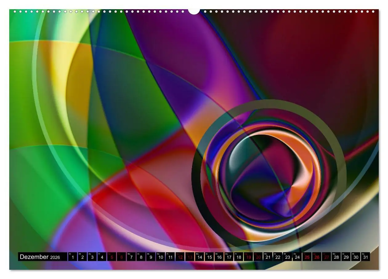 Bild: 9783457895597 | Lineare Strahlkraft - Wellen, Digitale Kunst (Wandkalender 2026 DIN...