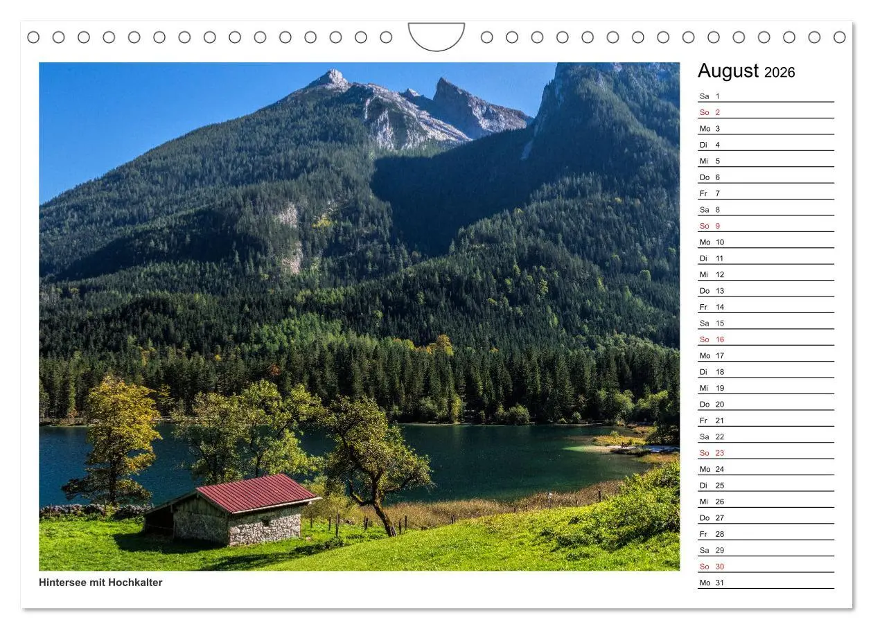 Bild: 9783457965597 | Servus im Bergsteigerdorf Ramsau (Wandkalender 2026 DIN A4 quer),...