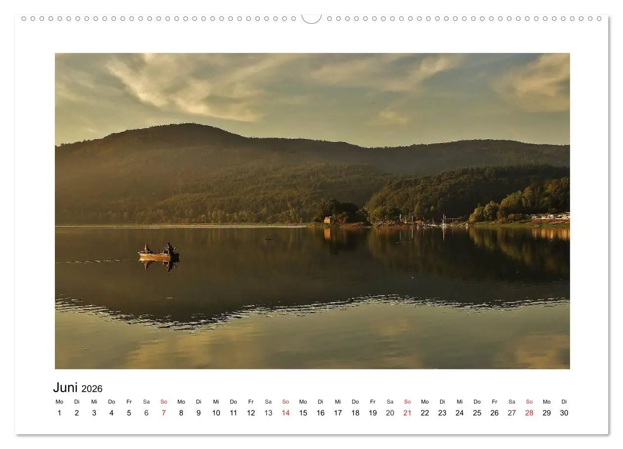 Bild: 9783516125597 | Morgens am Edersee (hochwertiger Premium Wandkalender 2026 DIN A2...