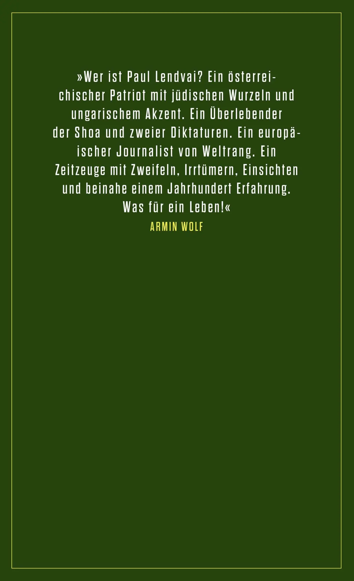 Bild: 9783552075597 | Wer bin ich? | Paul Lendvai | Buch | 128 S. | Deutsch | 2025