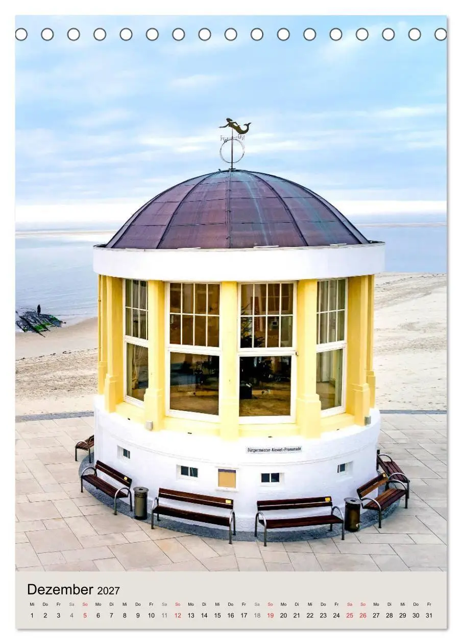 Bild: 9783569695597 | Borkum Strandspaziergang (Tischkalender 2027 DIN A5 hoch), CALVENDO...