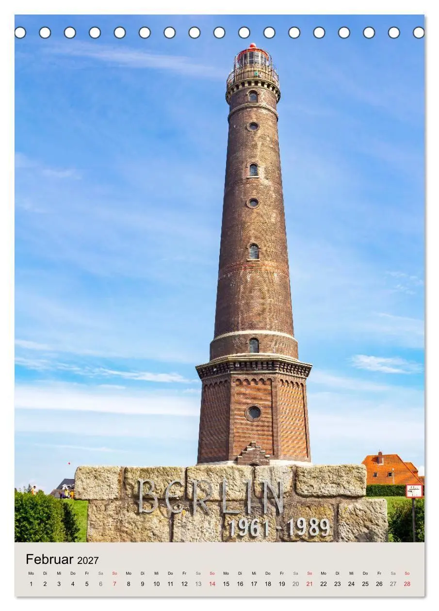 Bild: 9783569695597 | Borkum Strandspaziergang (Tischkalender 2027 DIN A5 hoch), CALVENDO...