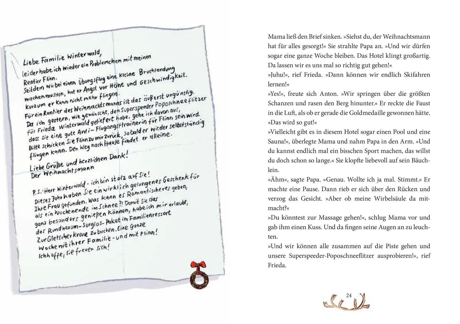 Bild: 9783737375597 | Es düst ein Rentier durch den Schnee | Smilla Blau | Buch | 152 S.