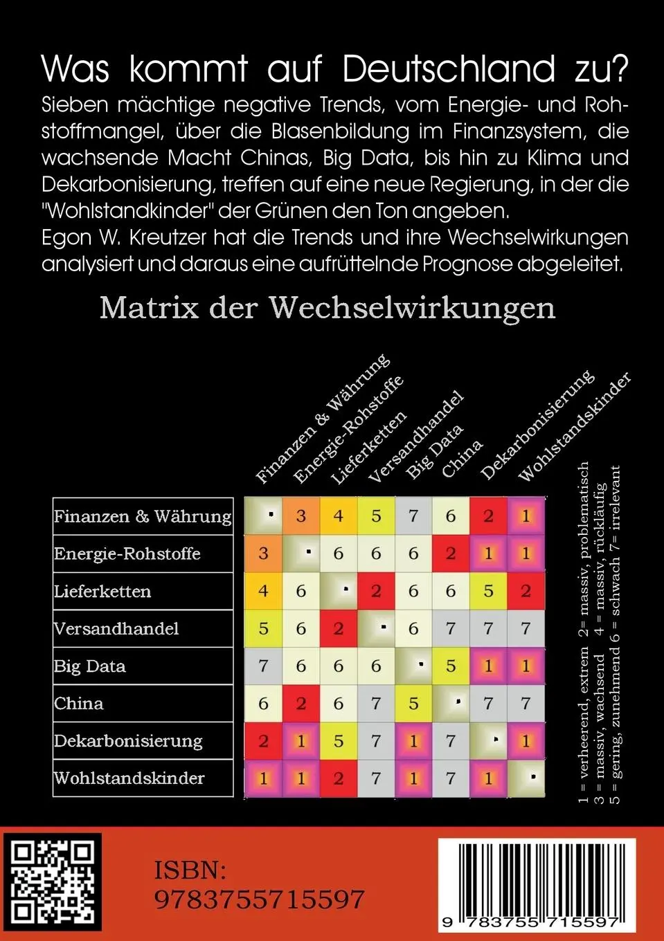 Rückseite: 9783755715597 | Links abgebogen | Was auf Deutschland zukommt | Egon W. Kreutzer