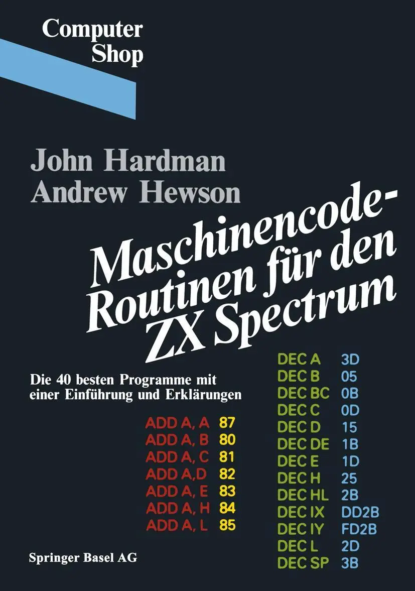 Cover: 9783764315597 | Maschinencode - Routinen für den ZX Spectrum | Hewson (u. a.) | Buch