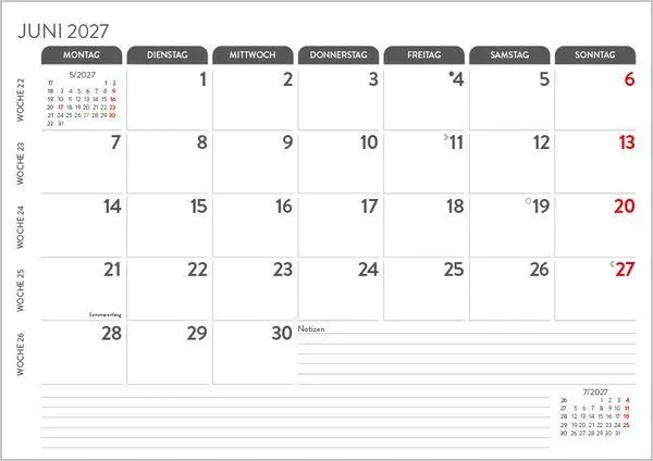 Bild: 9783819305597 | Monatsplaner 2027 | Verlag Korsch | Kalender | 12 S. | Deutsch | 2027
