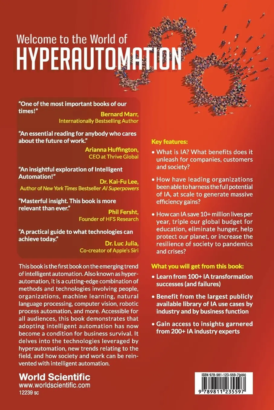Rückseite: 9789811235597 | INTELLIGENT AUTOMATION | WELCOME TO WORLD OF HYPERAUTOMATION | Bornet