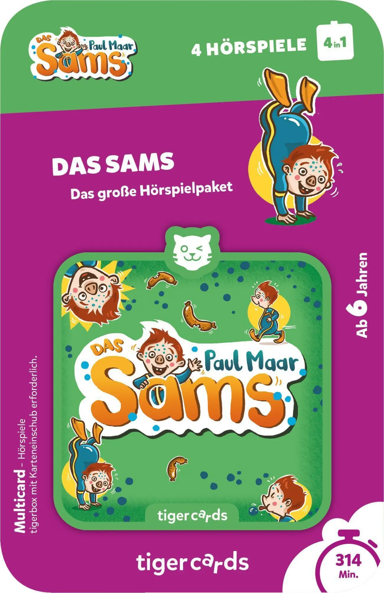 Bild: 4260535485697 | tigercards Multicard - Das Sams - 4 Hörspiele | Spiel | Deutsch | 2021