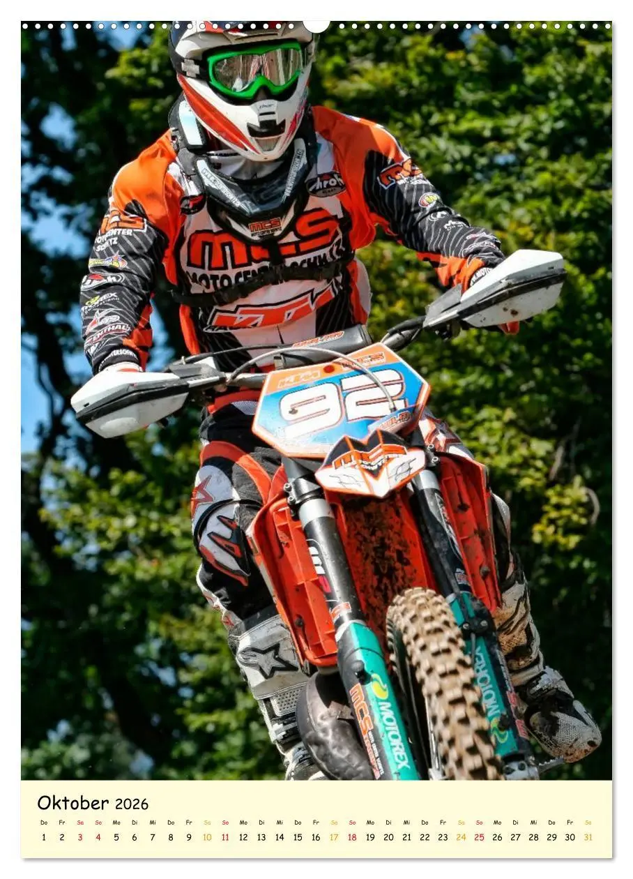 Bild: 9783516425697 | Motocross - einfach cool (Wandkalender 2026 DIN A2 hoch), CALVENDO...