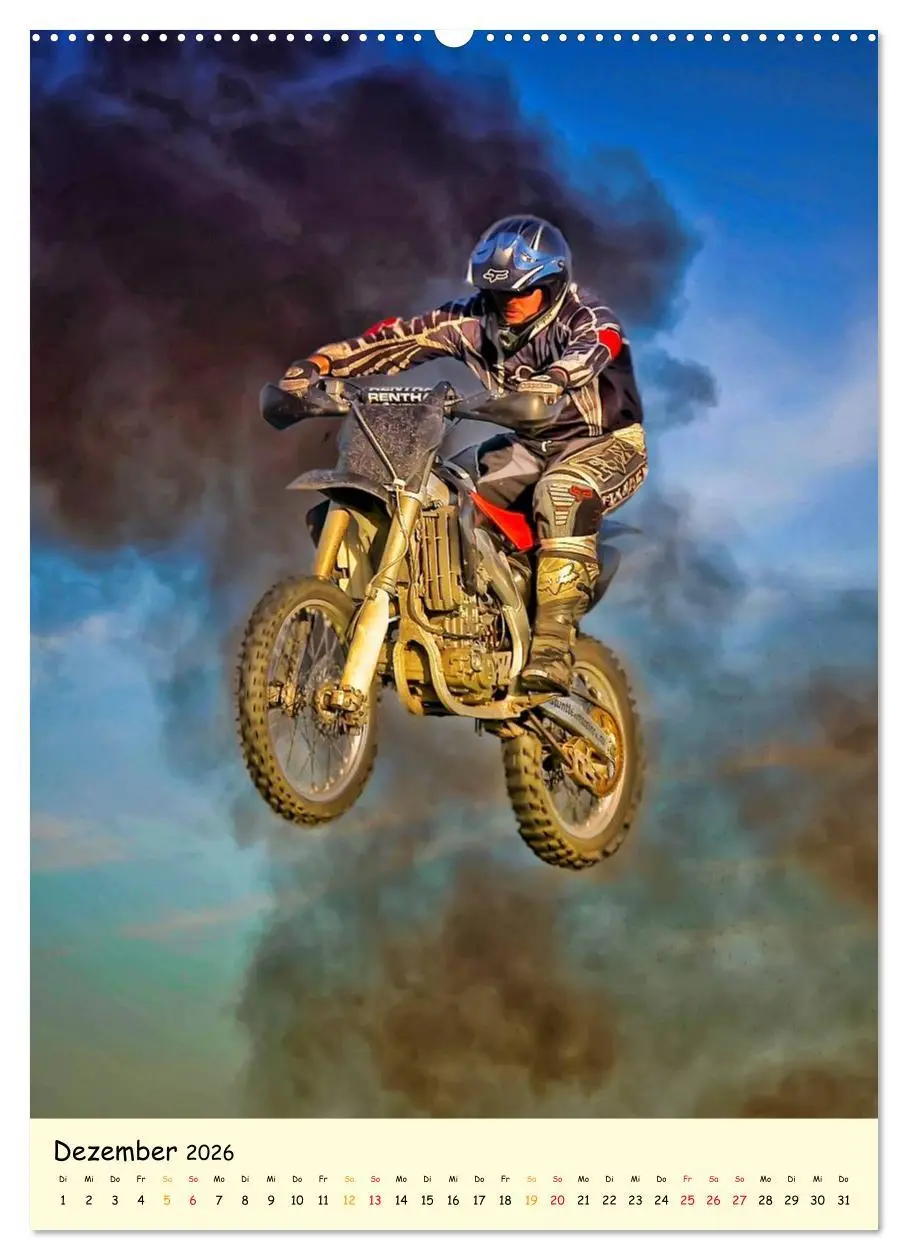 Bild: 9783516425697 | Motocross - einfach cool (Wandkalender 2026 DIN A2 hoch), CALVENDO...
