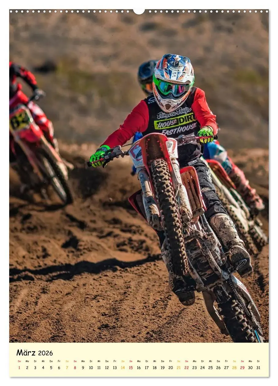 Bild: 9783516425697 | Motocross - einfach cool (Wandkalender 2026 DIN A2 hoch), CALVENDO...