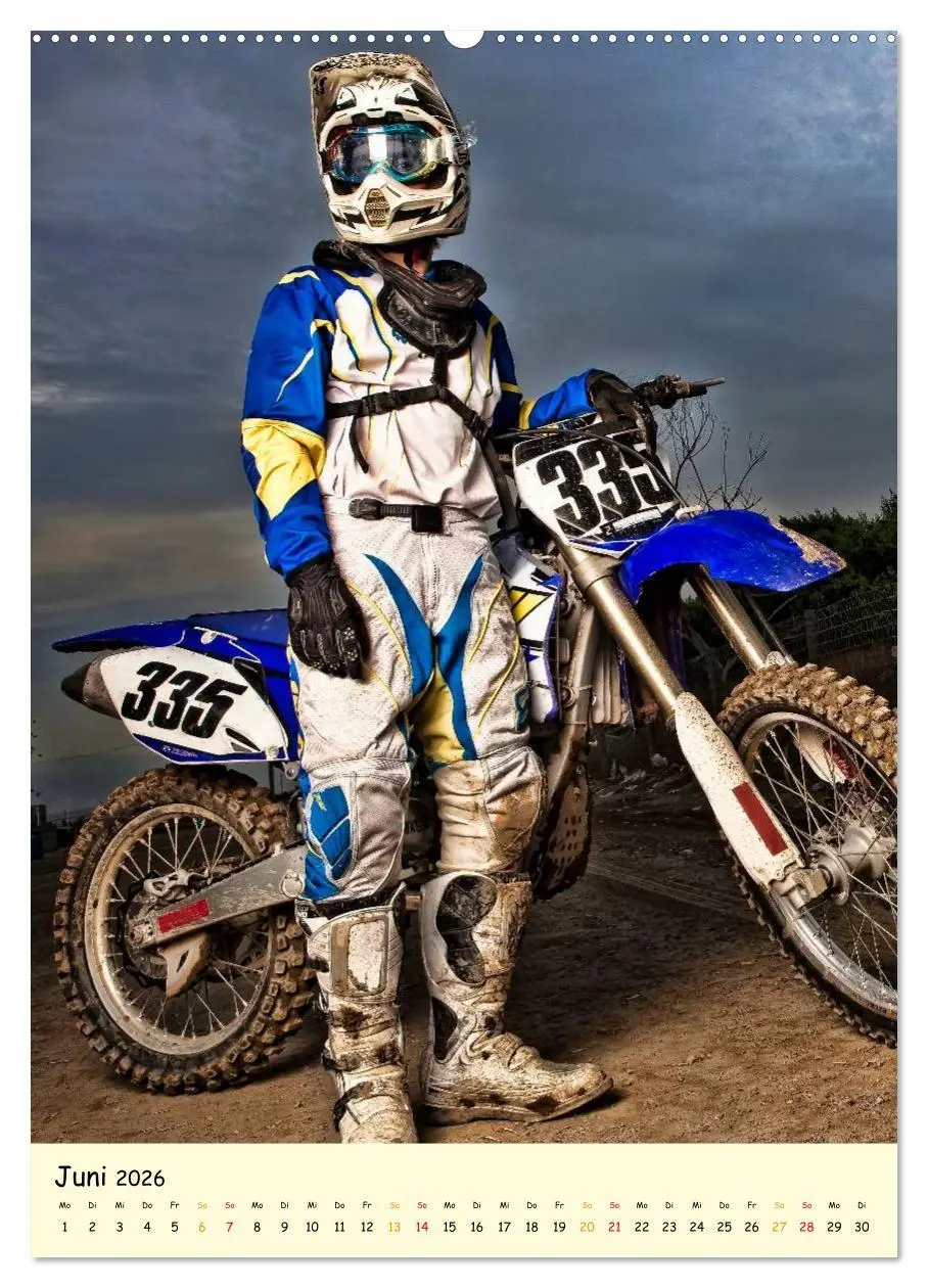 Bild: 9783516425697 | Motocross - einfach cool (Wandkalender 2026 DIN A2 hoch), CALVENDO...