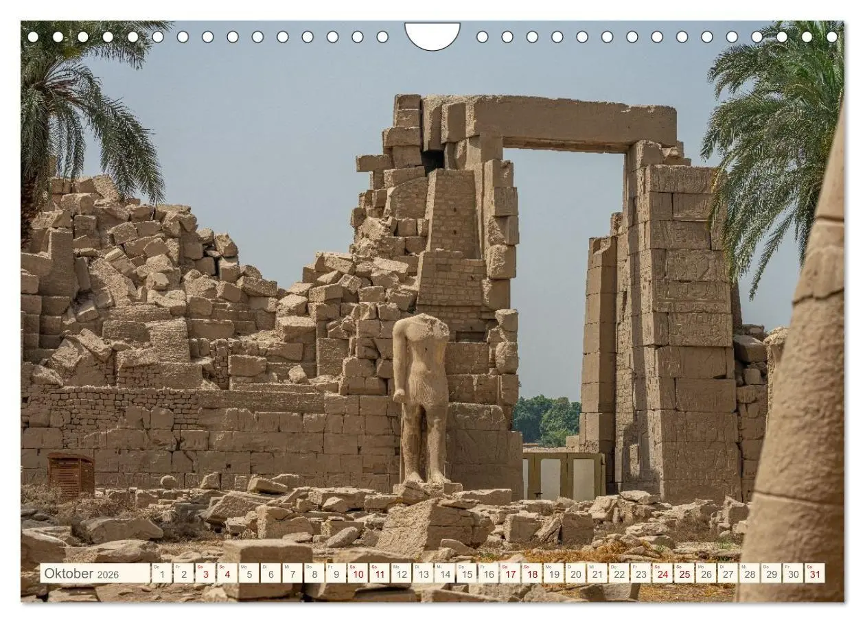 Bild: 9783516665697 | Pharaonisches Ägypten (Wandkalender 2026 DIN A4 quer), CALVENDO...