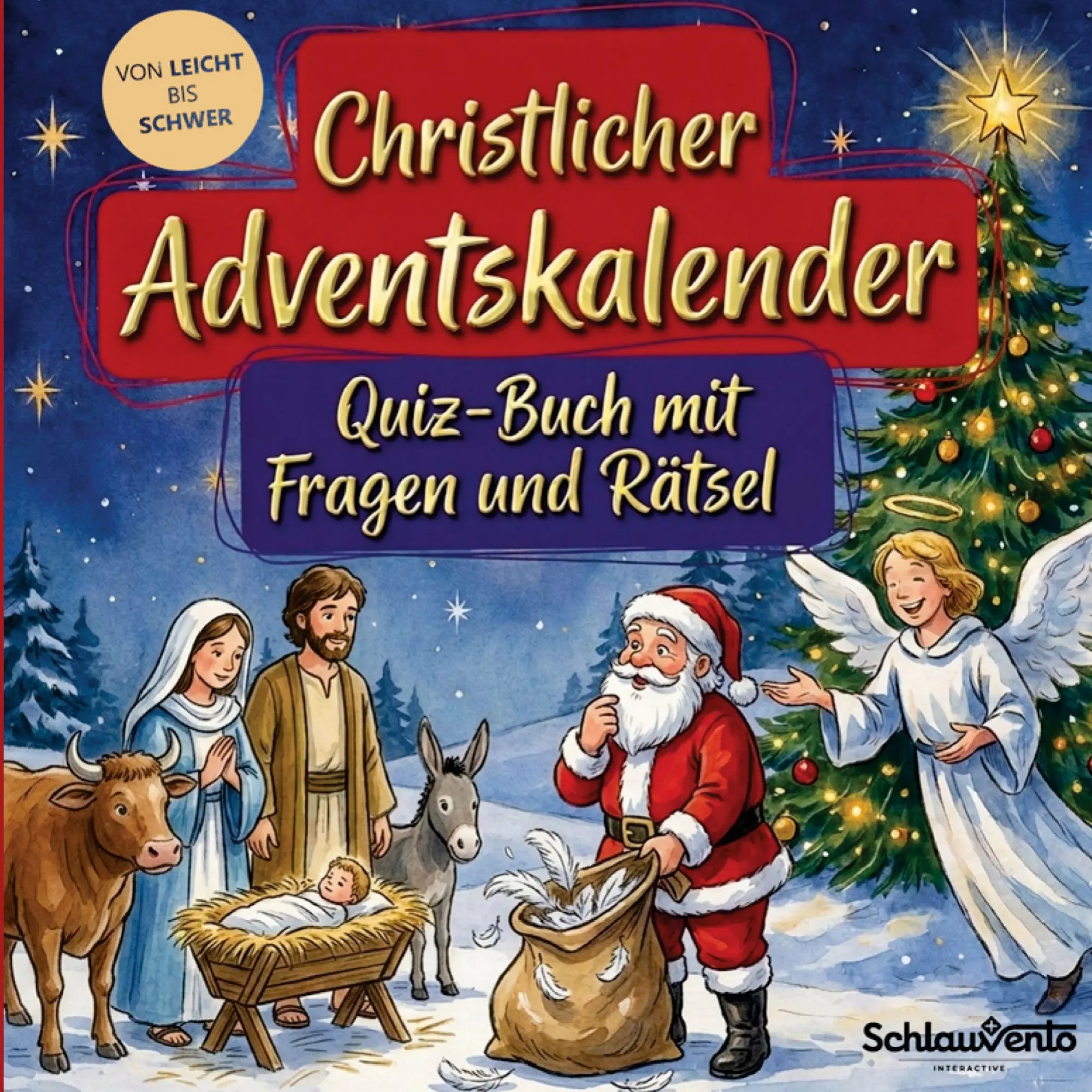 Cover: 9783693195697 | Christlicher Adventskalender: Quiz-Buch mit Fragen und Rätsel | Buch