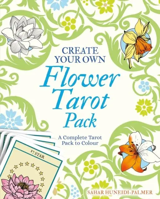 Cover: 9781398815797 | Create Your Own Flower Tarot Pack | A Complete Tarot Pack to Colour