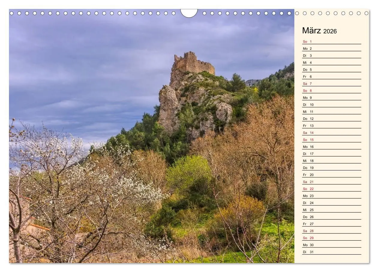 Bild: 9783457875797 | Katharerburgen - Entdeckungen im Pays Cathare (Wandkalender 2026...